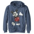 thumbnail image 1 of Boy's Mickey & Friends Artistic Mickey Mouse Pull Over Hoodie Navy Blue Heather X Large, 1 of 4