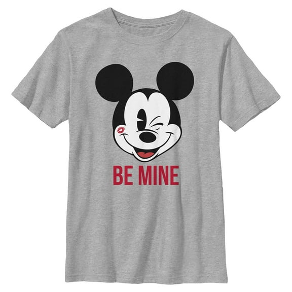 Boy's Mickey & Friends Be Mine Kiss Graphic T-Shirt