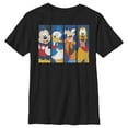 thumbnail image 1 of Boys' Husky Mickey & Friends Best Friend Panels Distressed Graphic Tee Black Medium, 1 of 5