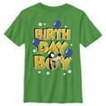 thumbnail image 1 of Boy's Mickey & Friends Birthday Boy Goofy Graphic Tee Kelly Green Medium, 1 of 4