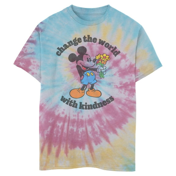 Boy's Mickey & Friends Change the World with Kindness  Graphic T-Shirt