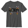 thumbnail image 1 of Boy's Mickey & Friends Character Name Graphic Tee Charcoal Heather X Large, 1 of 5
