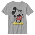 thumbnail image 1 of Boy's Mickey & Friends Classic Mickey Distressed  Graphic Tee Athletic Heather Medium, 1 of 5
