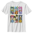 thumbnail image 1 of Boy's Mickey & Friends Colorful Character Panels  Graphic Tee White Medium, 1 of 4