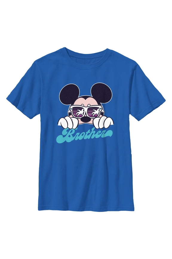 Boy's Mickey & Friends Cool Summer Brother Graphic T-Shirt