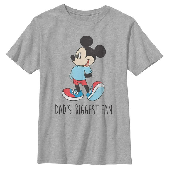 Boy's Mickey & Friends Dad’s Biggest Fan Graphic T-Shirt