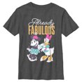 thumbnail image 1 of Boy's Mickey & Friends Daisy and Minnie Already Fabulous  Graphic Tee Charcoal Heather Large, 1 of 5
