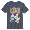 thumbnail image 1 of Boy's Mickey & Friends Daisy and Minnie Already Fabulous  Graphic Tee Navy Blue Heather Small, 1 of 4