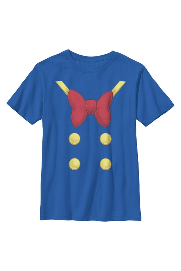 Boy's Mickey & Friends Donald Costume Graphic Tee Royal Blue Small