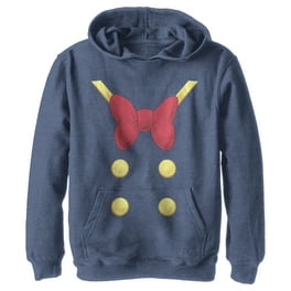 Boy's Mickey Friends Donald Duck Grumpy Pull Over Hoodie Navy