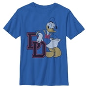 Boys Mickey & Friends Donald Duck Athletic Club Graphic Tee Royal Blue Small
