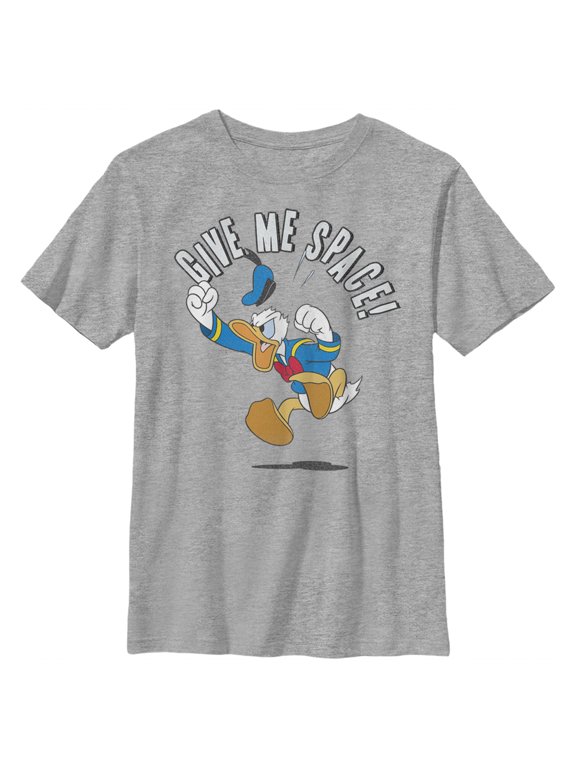 Boy's Mickey & Friends Donald Duck Give Me Space Graphic Tee Athletic Heather X Large