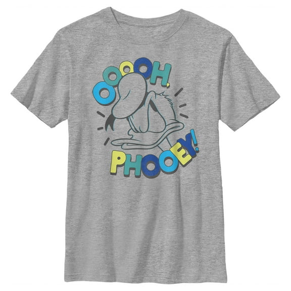 Boy's Mickey & Friends Donald Duck On Phooey  Graphic Tee Athletic Heather Medium