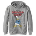 thumbnail image 1 of Boy's Mickey & Friends Donald Duck Original Art  Pull Over Hoodie Athletic Heather Small, 1 of 4