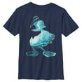 thumbnail image 1 of Boy's Mickey & Friends Donald Duck Paint Swirl Graphic Tee Navy Blue Small, 1 of 4