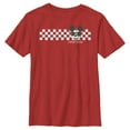 thumbnail image 1 of Boy's Mickey & Friends Finish Line Graphic Tee Red X Small, 1 of 4