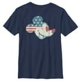thumbnail image 1 of Boy's Mickey & Friends Fourth of July Mickey Mouse Face Graphic Tee Navy Blue Large, 1 of 4