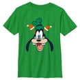 thumbnail image 1 of Boy's Mickey & Friends Goofy Christmas Ears Graphic Tee Kelly Green Small, 1 of 4