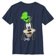 thumbnail image 1 of Boy's Mickey & Friends Goofy Portrait Graphic Tee Navy Blue Large, 1 of 4