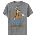 thumbnail image 1 of Boy's Mickey & Friends Goofy Wave  Performance Graphic Tee Charcoal Heather Small, 1 of 4