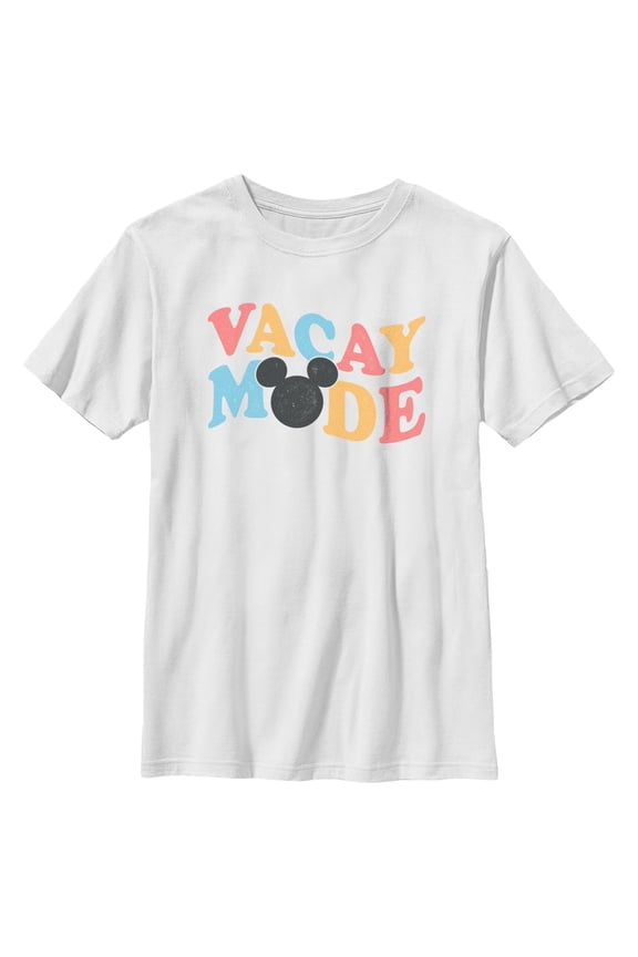 Boy's Mickey & Friends Groovy Vacay Mode Graphic T-Shirt
