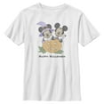 thumbnail image 1 of Boy's Mickey & Friends Halloween Vampire Mickey & Minnie Graphic Tee White Large, 1 of 4