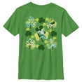 thumbnail image 1 of Boy's Mickey & Friends Happy Clover Friends  Graphic Tee Kelly Green Large, 1 of 4