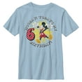 thumbnail image 1 of Boy's Mickey & Friends Hooray It's My 6th Birthday Graphic Tee Light Blue Small, 1 of 4