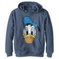 thumbnail image 1 of Boy's Mickey & Friends Large Donald Duck  Pull Over Hoodie Navy Blue Heather Large, 1 of 4