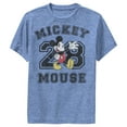 thumbnail image 1 of Boy's Mickey & Friends Mickey Mouse 28  Performance Graphic Tee Royal Blue Heather X Large, 1 of 4