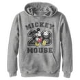 thumbnail image 1 of Boy's Mickey & Friends Mickey Mouse 28 Pull Over Hoodie Athletic Heather Medium, 1 of 4