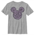 thumbnail image 1 of Boy's Mickey & Friends Mickey Mouse Animal Print Silhouette  Graphic Tee Athletic Heather Large, 1 of 5