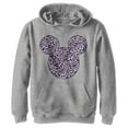 thumbnail image 1 of Boy's Mickey & Friends Mickey Mouse Animal Print Silhouette  Pull Over Hoodie Athletic Heather Medium, 1 of 4