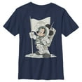 thumbnail image 1 of Boys' Husky Mickey & Friends Mickey Mouse Astronaut Graphic Tee Navy Blue Medium, 1 of 3