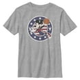 thumbnail image 1 of Boy's Mickey & Friends Mickey Mouse Basketball Dunk Graphic Tee Athletic Heather X Large, 1 of 5