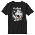 thumbnail image 1 of Boy's Mickey & Friends Mickey Mouse Classic Circle Graphic Tee Black Large, 1 of 5