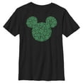 thumbnail image 1 of Boy's Mickey & Friends Mickey Mouse Clover Silhouette  Graphic Tee Black Medium, 1 of 5