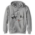 thumbnail image 1 of Boy's Mickey & Friends Mickey Mouse Comic Book Pull Over Hoodie Athletic Heather Small, 1 of 4