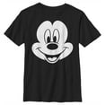 thumbnail image 1 of Boy's Mickey & Friends Mickey Mouse Face Graphic Tee Black Medium, 1 of 5