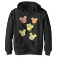 thumbnail image 1 of Boy's Mickey & Friends Mickey Mouse Fruit Silhouettes  Pull Over Hoodie Black X Large, 1 of 4