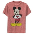 thumbnail image 1 of Boy's Mickey & Friends Mickey Mouse Heart  Performance Graphic Tee Red Heather Large, 1 of 4
