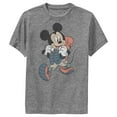 thumbnail image 1 of Boy's Mickey & Friends Mickey Mouse Hiker  Performance Graphic Tee Charcoal Heather Small, 1 of 4