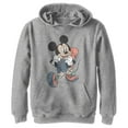 thumbnail image 1 of Boy's Mickey & Friends Mickey Mouse Hiker  Pull Over Hoodie Athletic Heather Small, 1 of 4