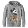 thumbnail image 1 of Boy's Mickey & Friends Mickey Mouse Large Pose Pull Over Hoodie Athletic Heather X Large, 1 of 4