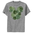 thumbnail image 1 of Boy's Mickey & Friends Mickey Mouse Monstera Silhouette  Performance Graphic Tee Charcoal Heather Large, 1 of 4