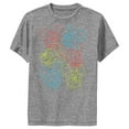 thumbnail image 1 of Boy's Mickey & Friends Mickey Mouse Neon Outlines  Performance Graphic Tee Charcoal Heather Large, 1 of 4