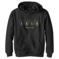 thumbnail image 1 of Boy's Mickey & Friends Mickey Mouse Neon Repeating  Pull Over Hoodie Black Medium, 1 of 4