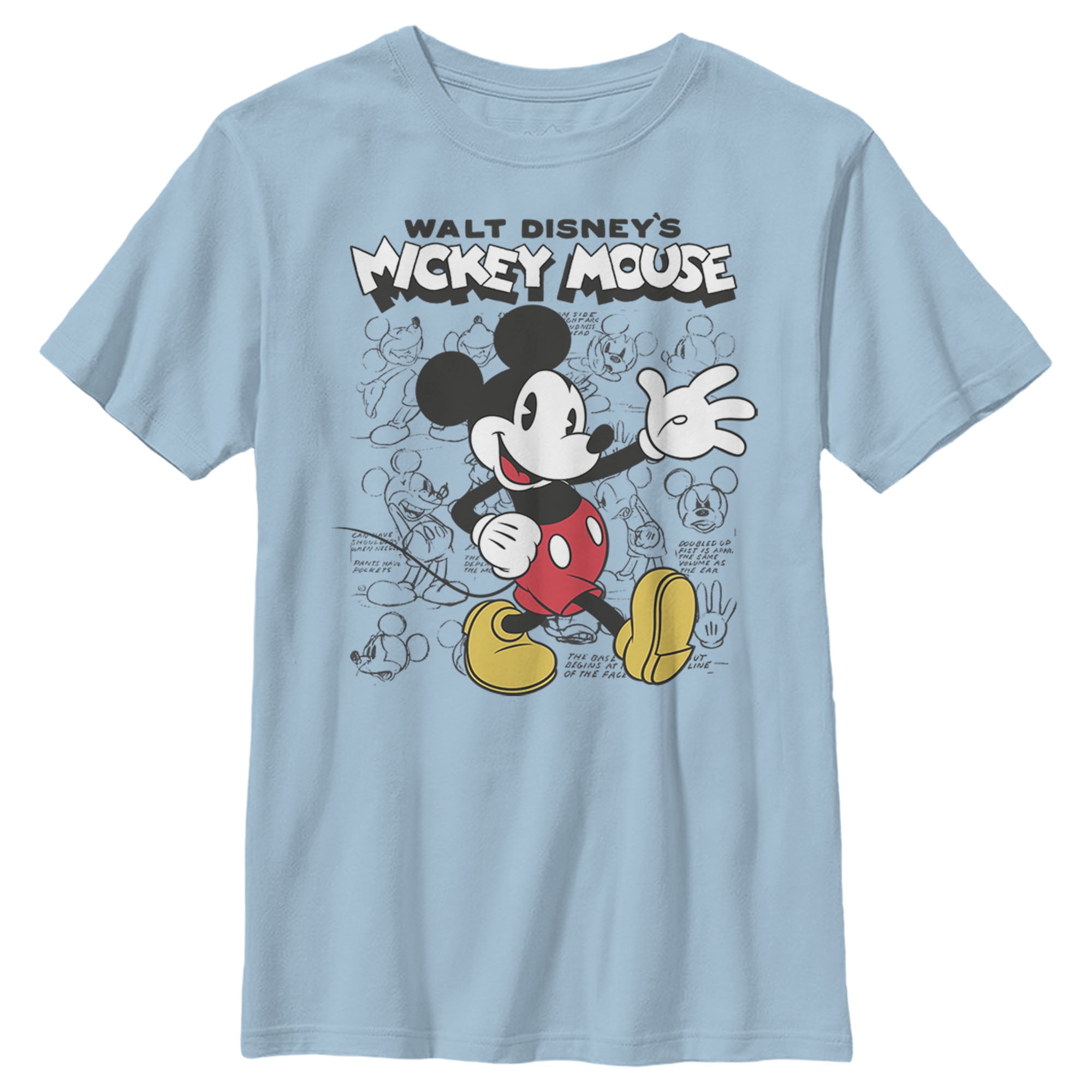 blue line mickey shirt