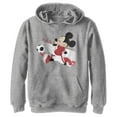 thumbnail image 1 of Boy's Mickey & Friends Mickey Mouse Soccer Canada  Pull Over Hoodie Athletic Heather Small, 1 of 4