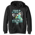 thumbnail image 1 of Boy's Mickey & Friends Mickey Mouse Soccer Just Kickin' It Pull Over Hoodie Black Small, 1 of 4